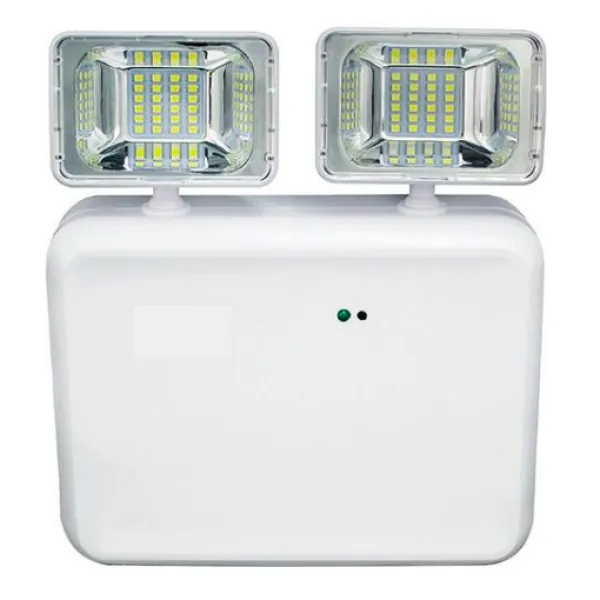 lampara de emergencia focos 2x5w crever